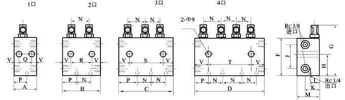 VS系列雙線分配器 VS系列雙線分配器